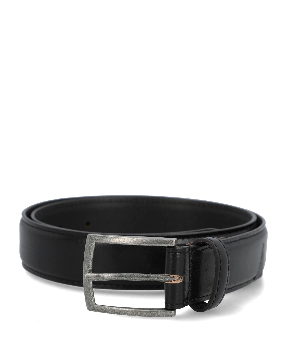 Cinturon Cuero Hombre Hp Nalon Negro Hush Puppies