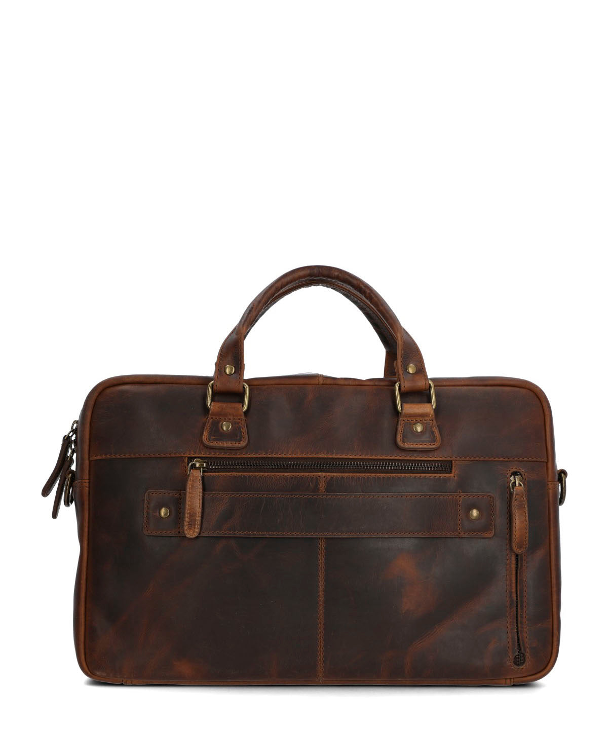 Maletin Cuero Hombre St Grier Bag Café Hush Puppies