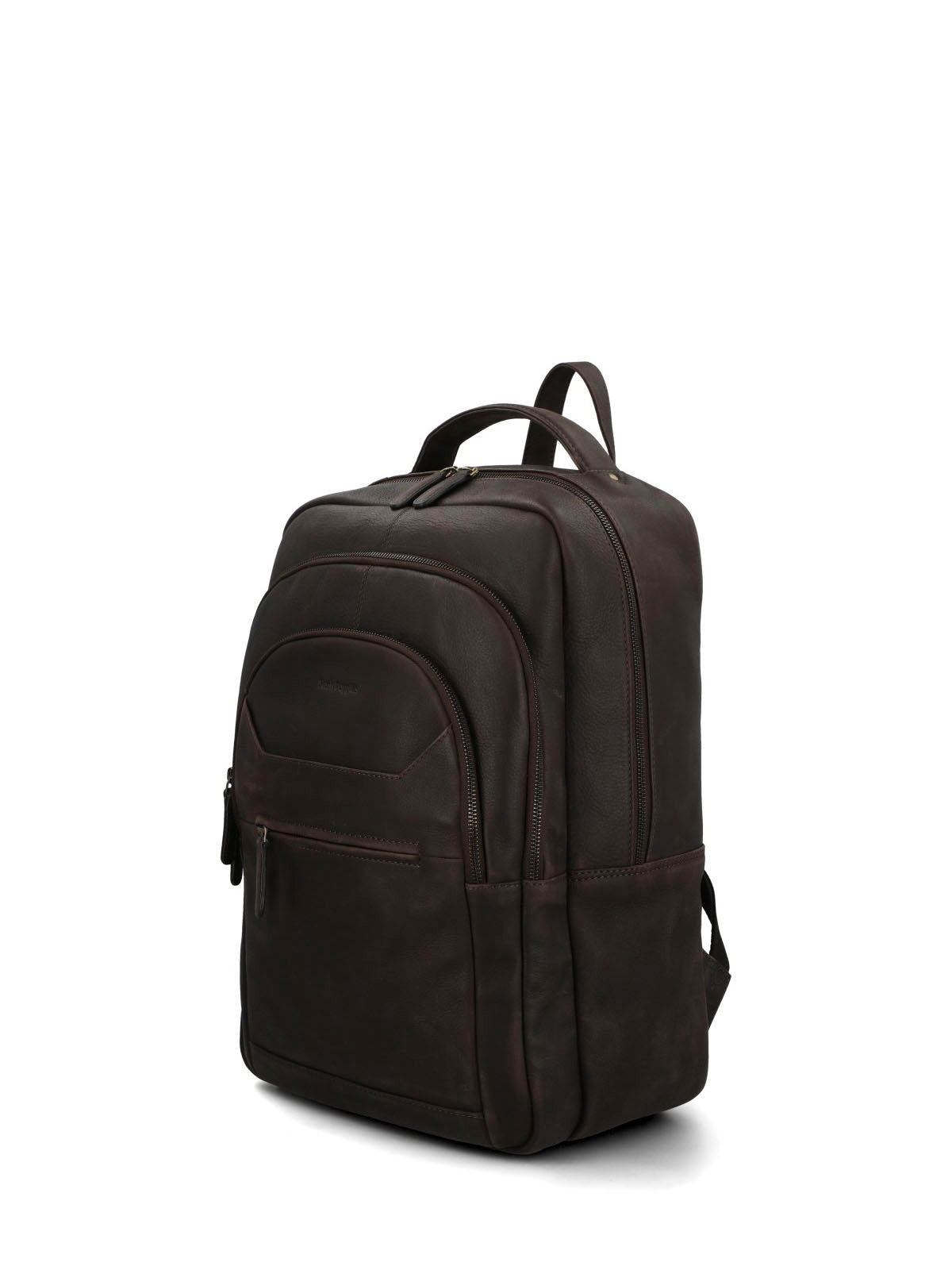 Mochila Cuero Hombre Th Gael Back Café Hush Puppies