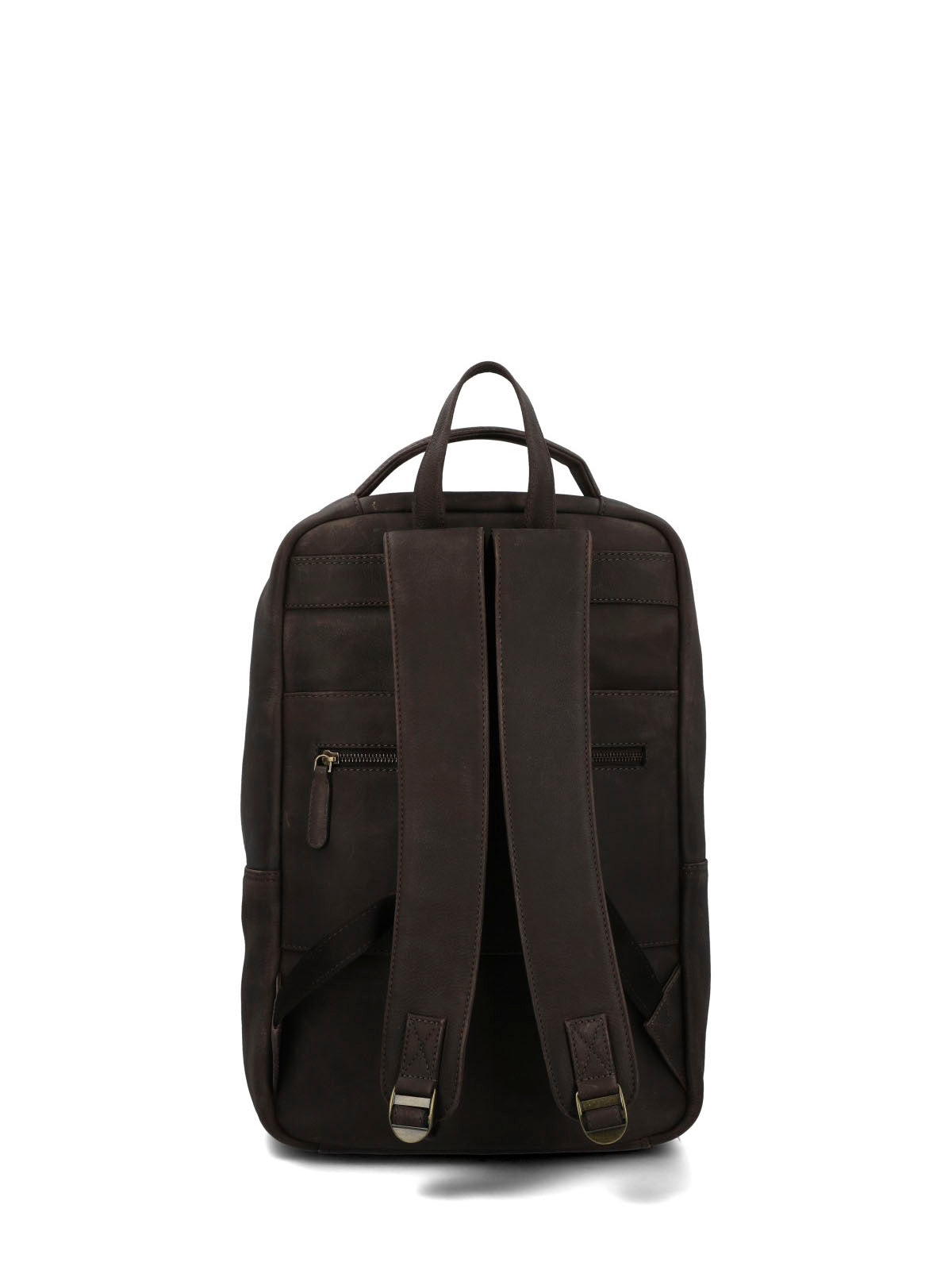 Mochila Cuero Hombre Th Gael Back Café Hush Puppies