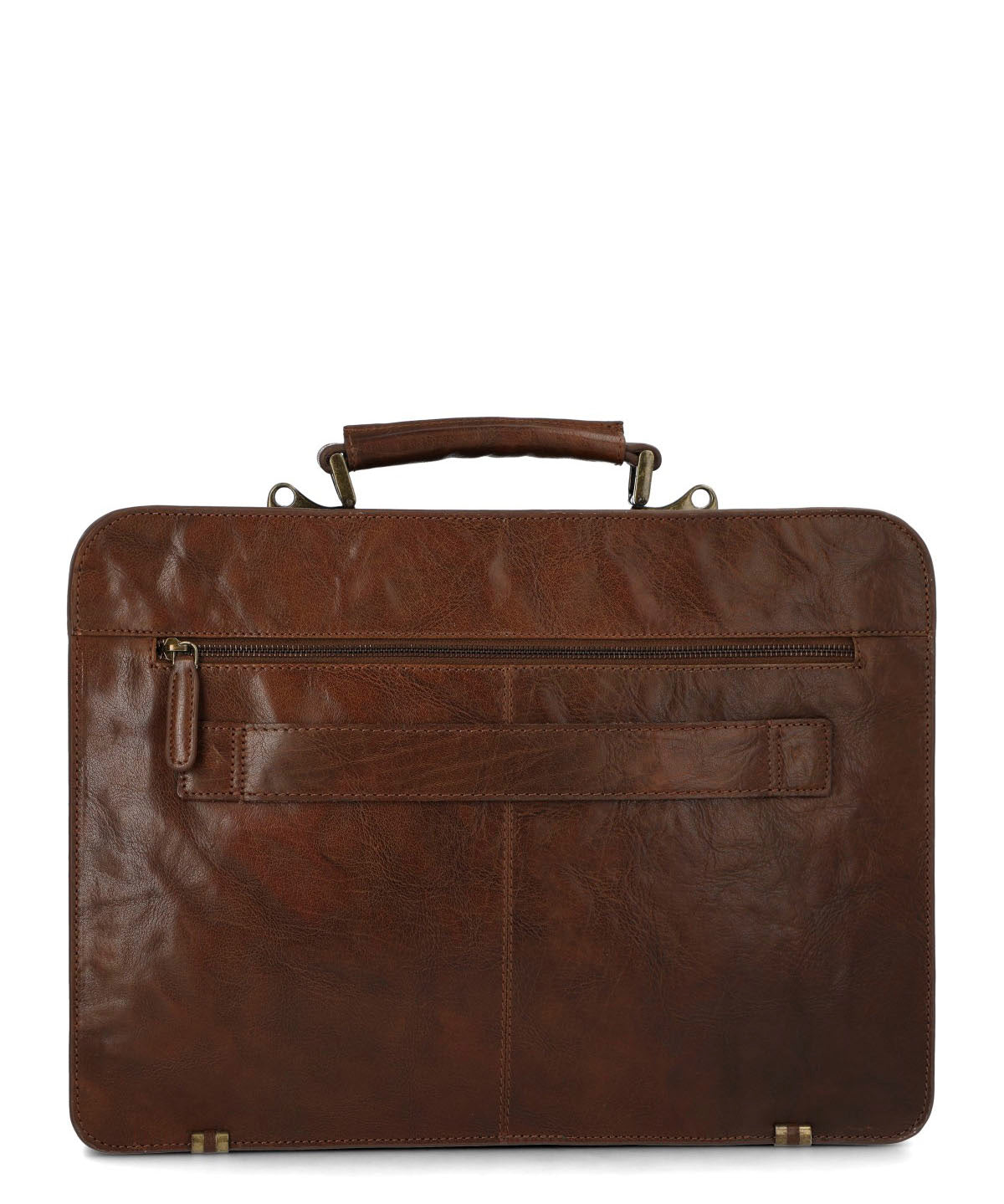 Maletin Cuero Hombre Vn George Bag Café Hush Puppies