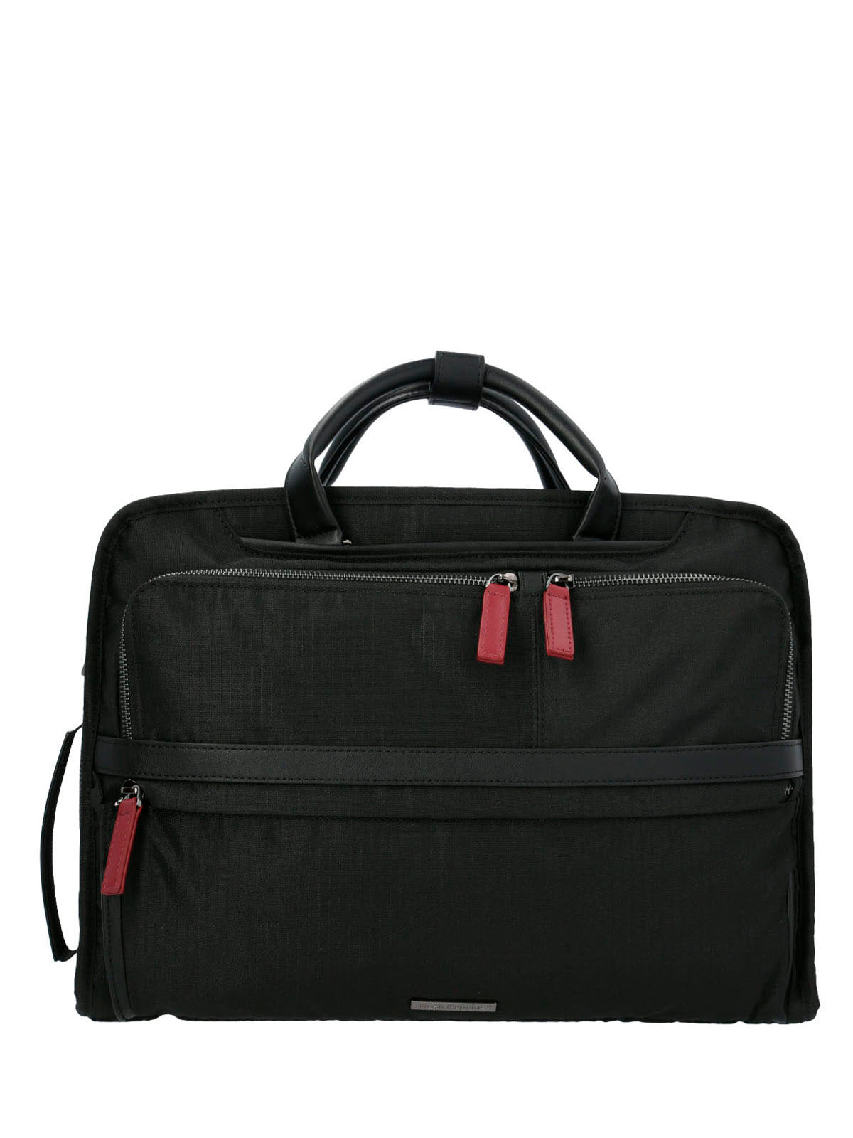 Maletin Poliester Reciclado Hombre Wr Raymond Bag Negro Hush Puppies | Hush Puppies