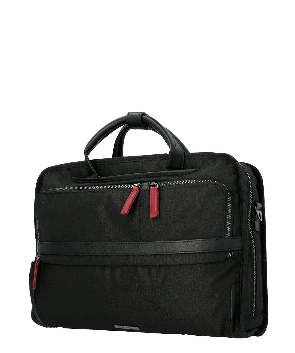 Maletin Poliester Reciclado Hombre Wr Raymond Bag Negro Hush Puppies | Hush Puppies