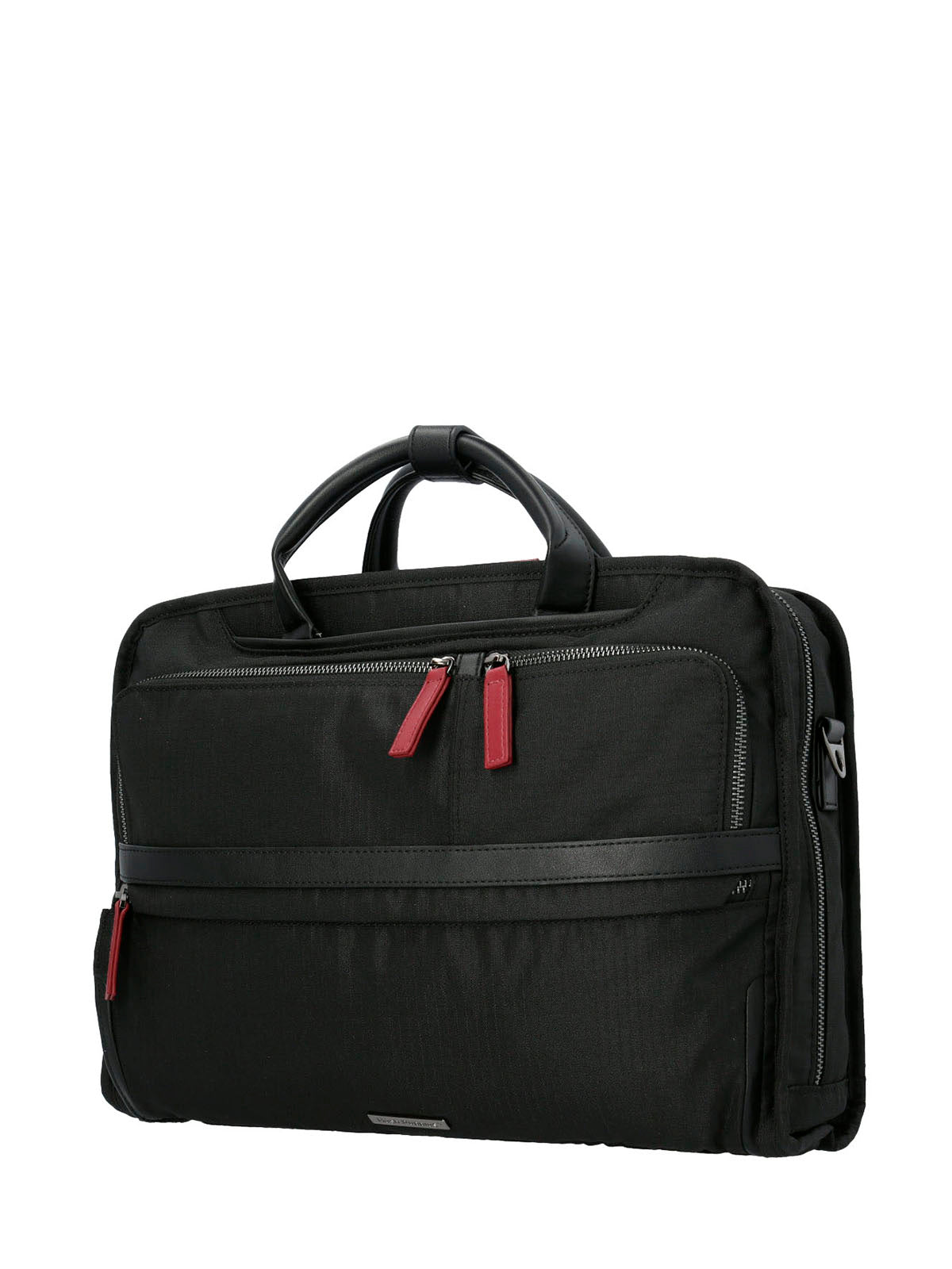 Maletin Poliester Reciclado Hombre Wr Raymond Bag Negro Hush Puppies | Hush Puppies