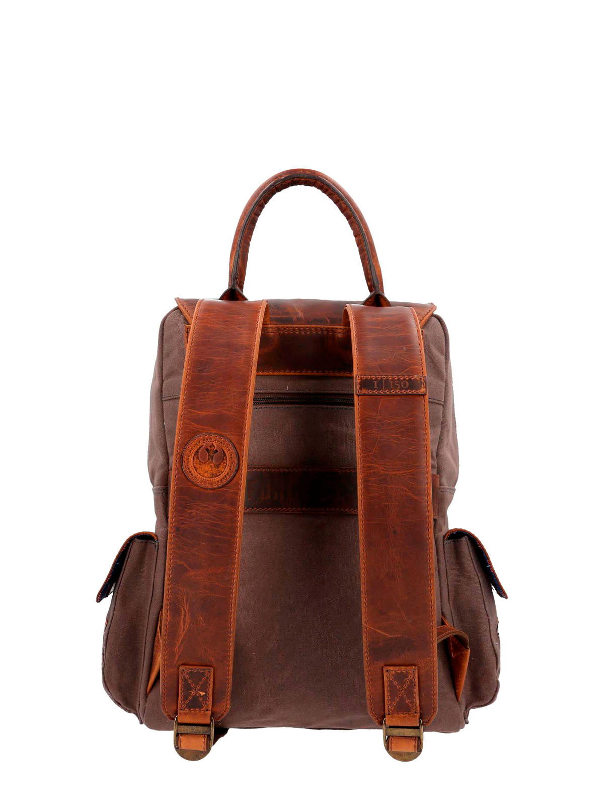 Mochila Canvas Engrasado Y Cuero Hombre Sw Rebel Resist Back Café Hush Puppies | Hush Puppies