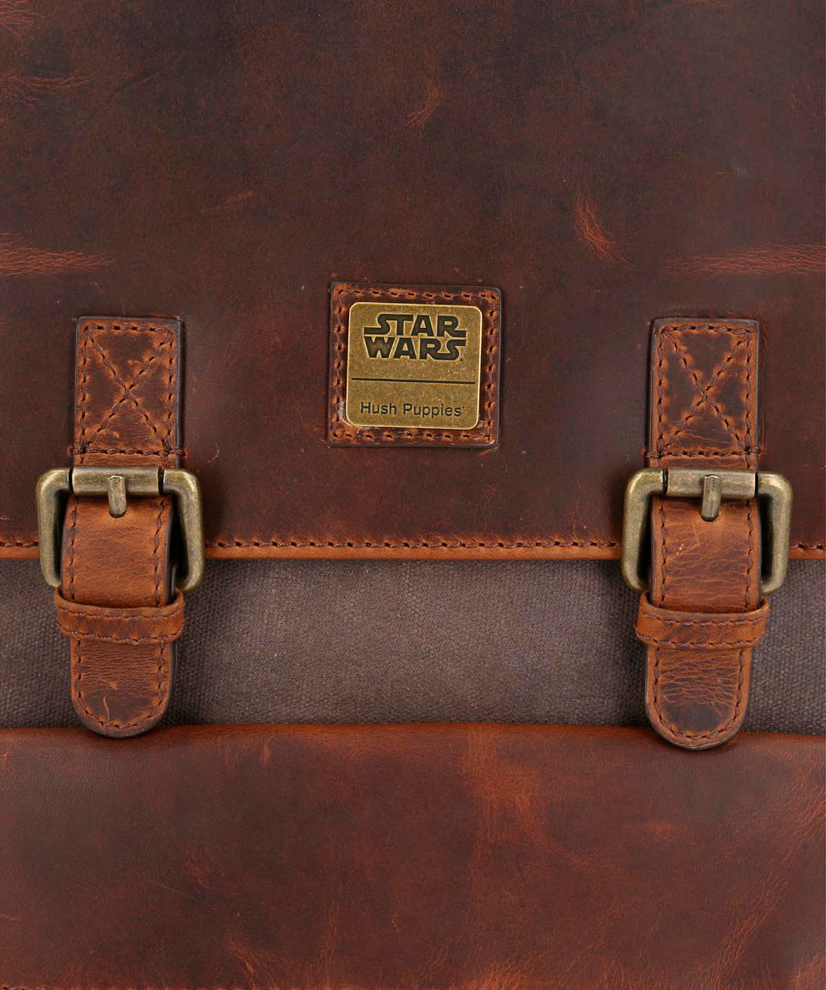 Mochila Canvas Engrasado Y Cuero Hombre Sw Rebel Resist Back Café Hush Puppies | Hush Puppies