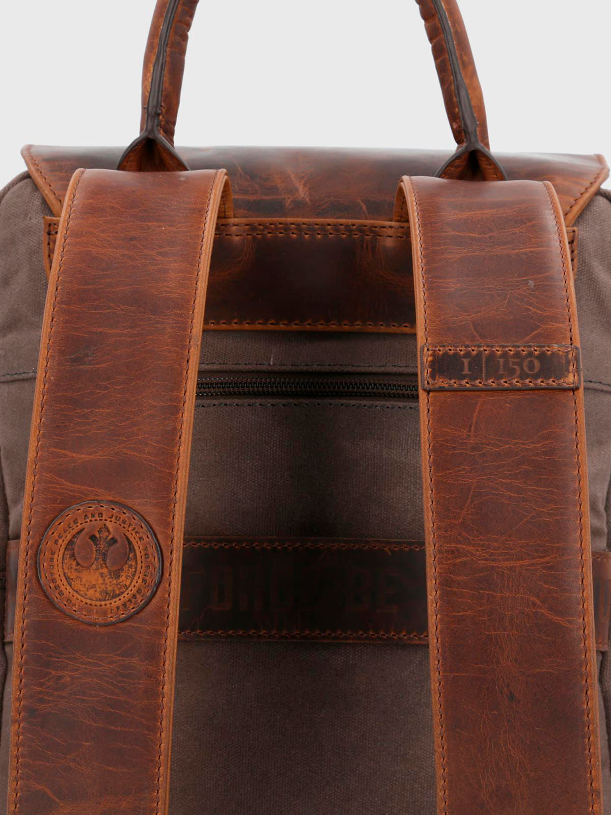 Mochila Canvas Engrasado Y Cuero Hombre Sw Rebel Resist Back Café Hush Puppies | Hush Puppies