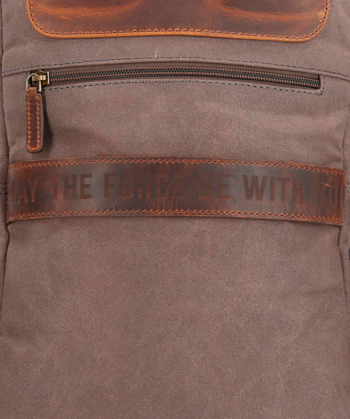 Mochila Canvas Engrasado Y Cuero Hombre Sw Rebel Resist Back Café Hush Puppies | Hush Puppies