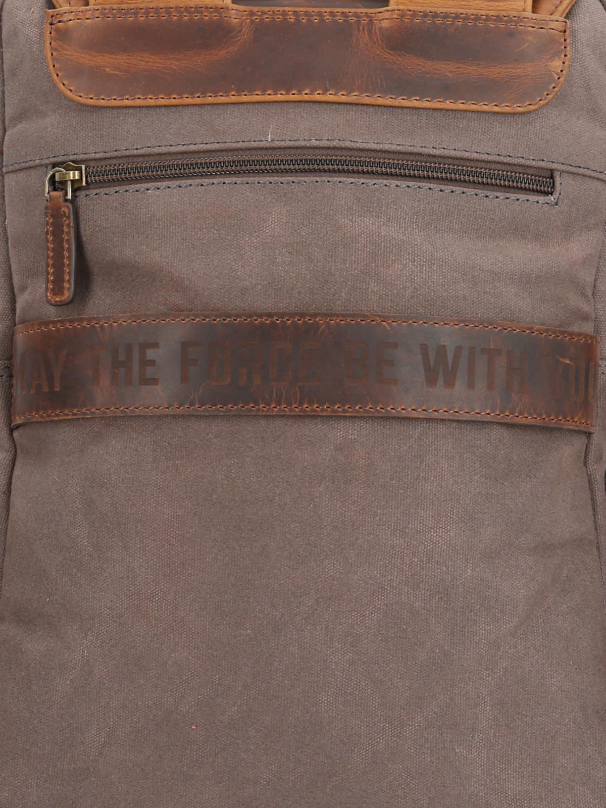 Mochila Canvas Engrasado Y Cuero Hombre Sw Rebel Resist Back Café Hush Puppies | Hush Puppies