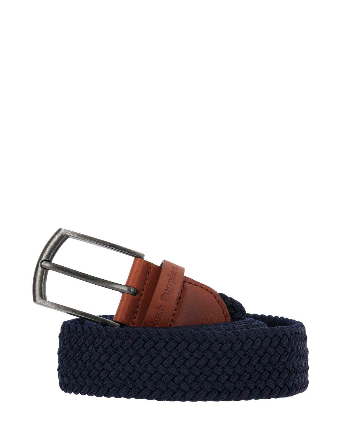 Cinturon Cuero /Elastano Hombre Hp Fernan Azul Hush Puppies