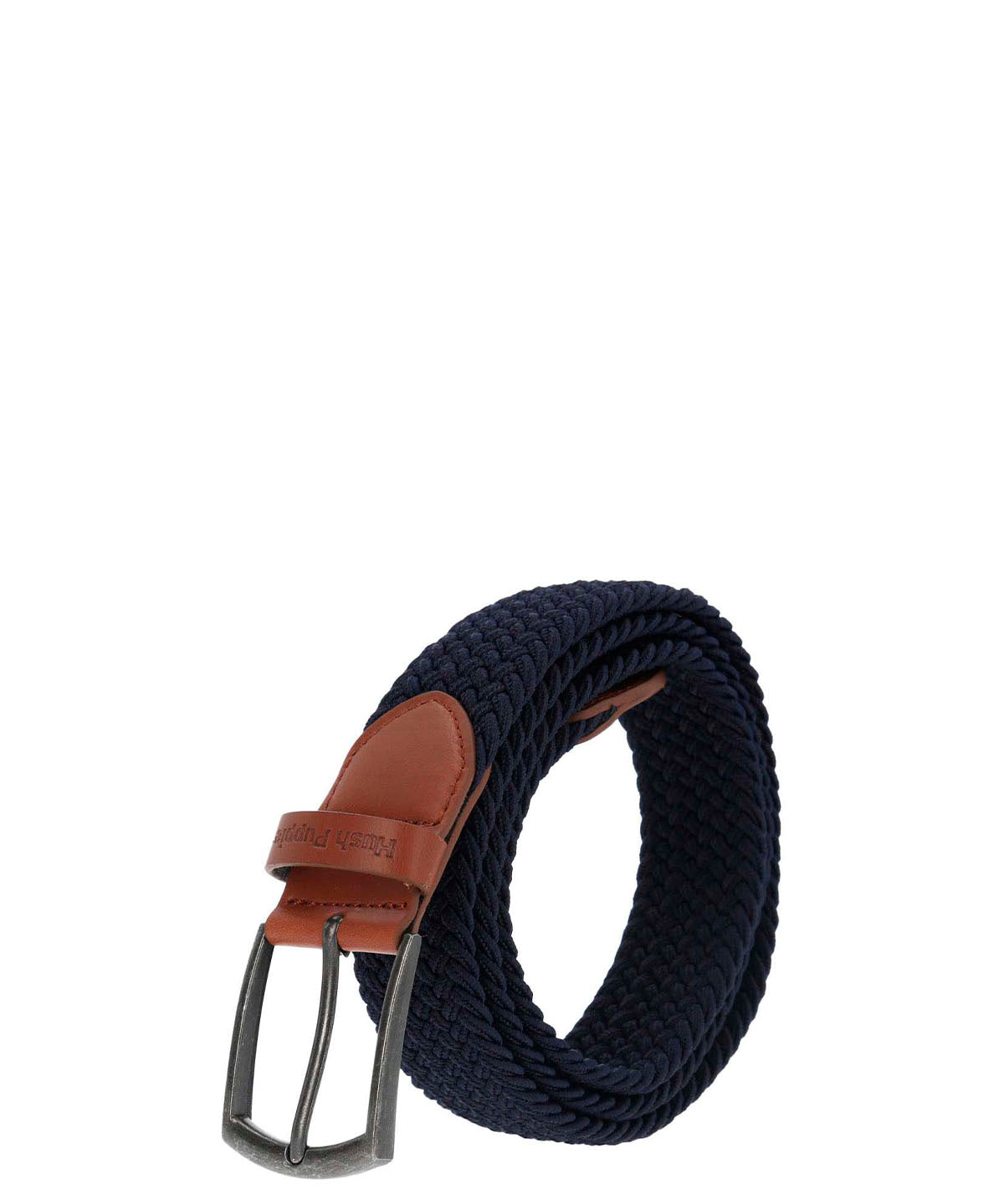 Cinturon Cuero /Elastano Hombre Hp Fernan Azul Hush Puppies