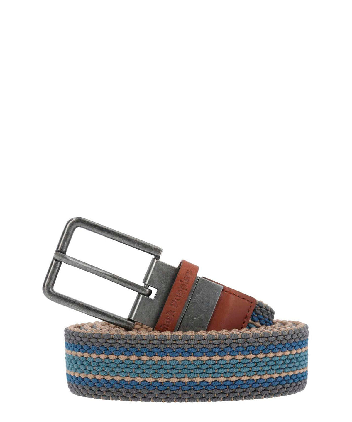 Cinturon Cuero /Elastano Hombre Hp Rev Fabero Multicolor Hush Puppies