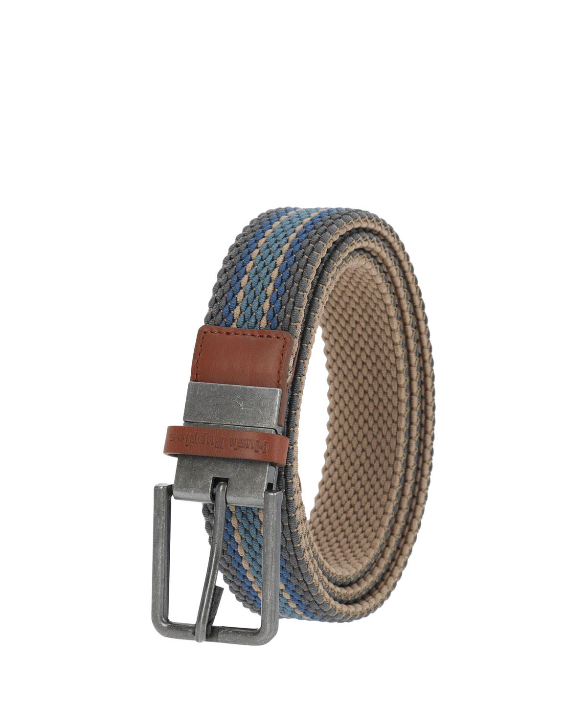 Cinturon Cuero /Elastano Hombre Hp Rev Fabero Multicolor Hush Puppies