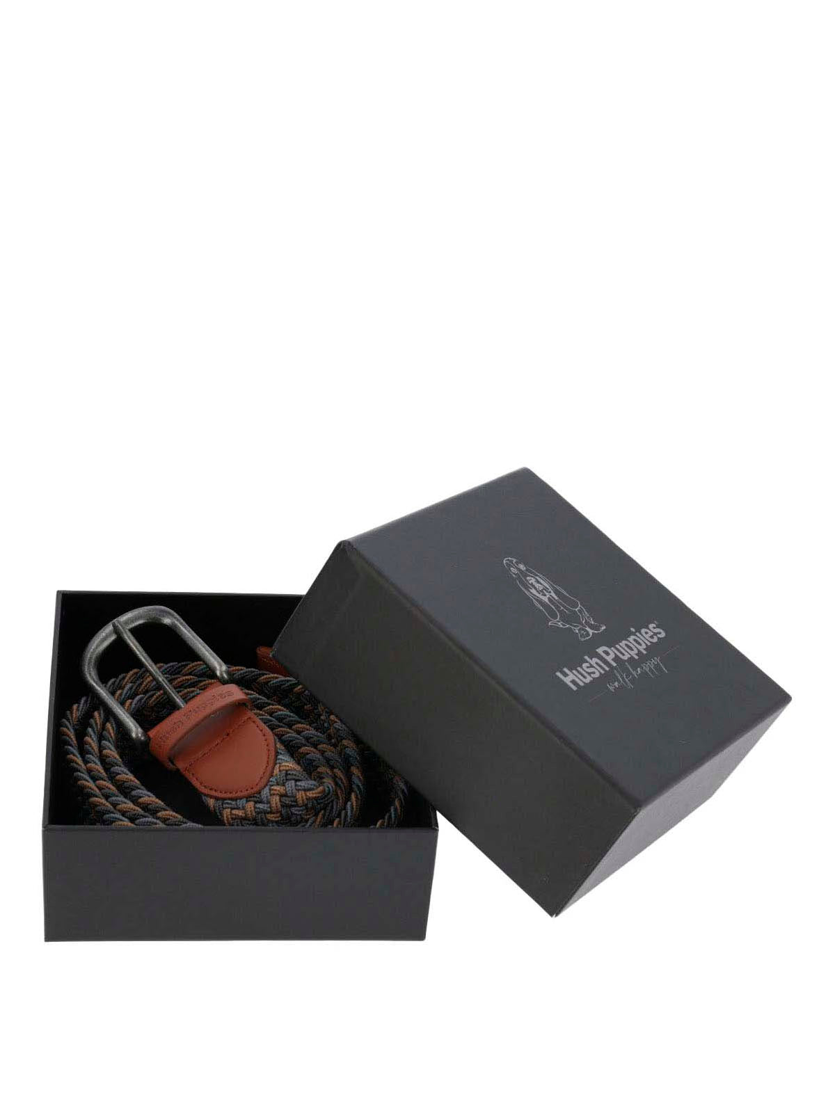 Cinturon Cuero /Elastano Hombre Hp Ferrette Multicolor Hush Puppies