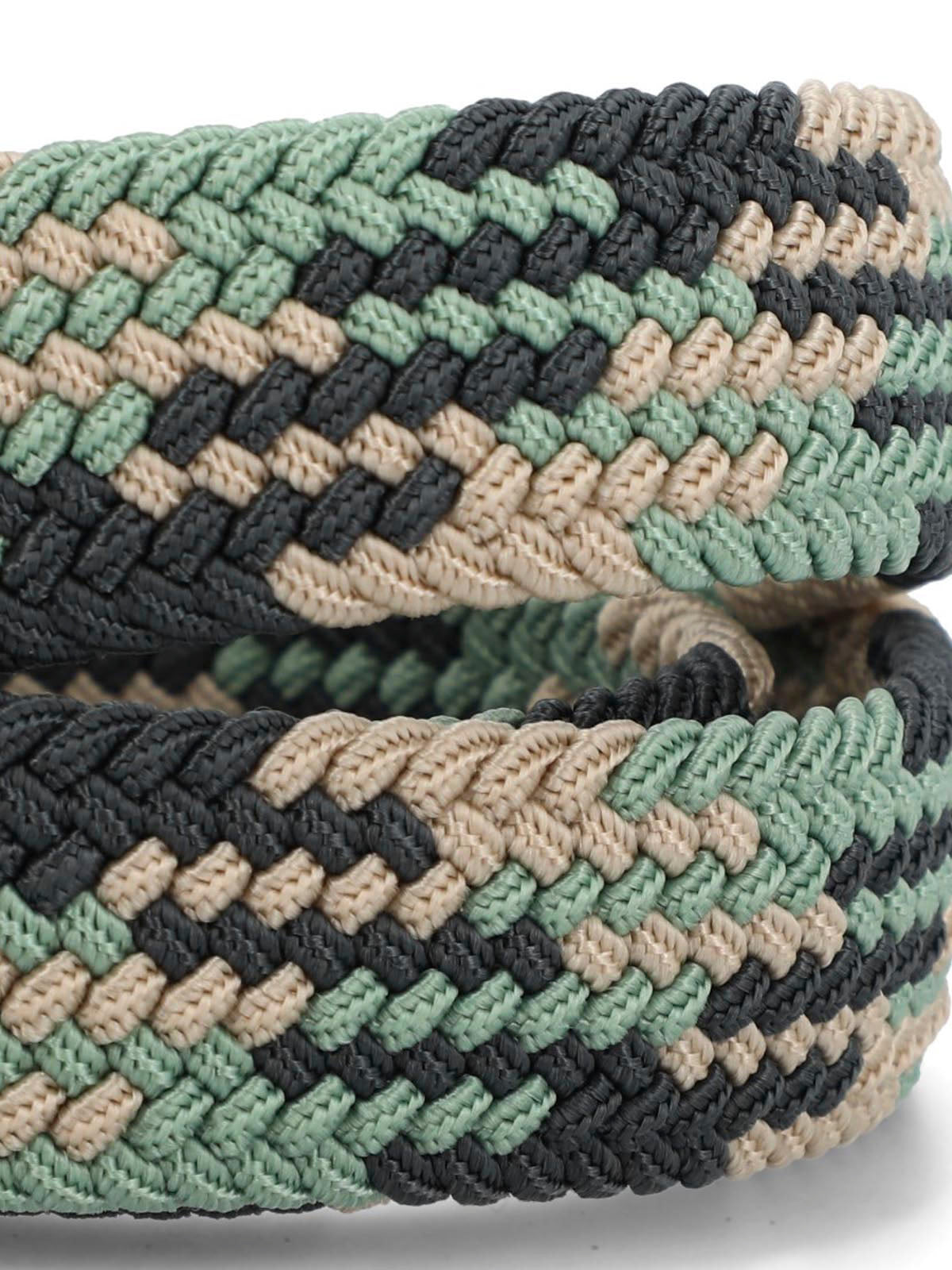 Cinturon Cuero Hombre Hp Fabero Verde Hush Puppies