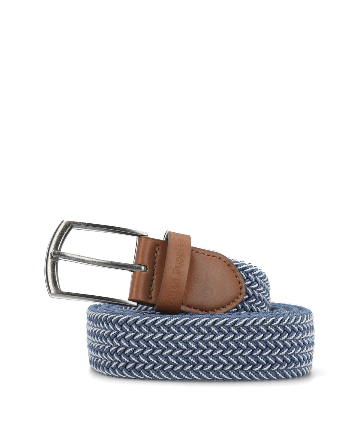 Cinturon Cuero /Elastano Hombre Hp Fender Azul Hush Puppies