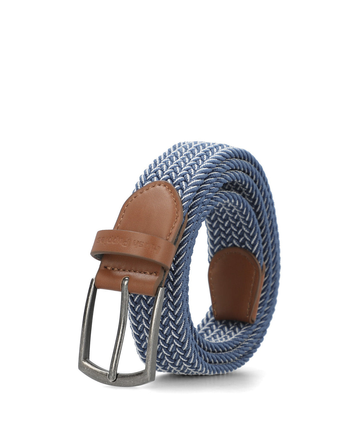 Cinturon Cuero /Elastano Hombre Hp Fender Azul Hush Puppies