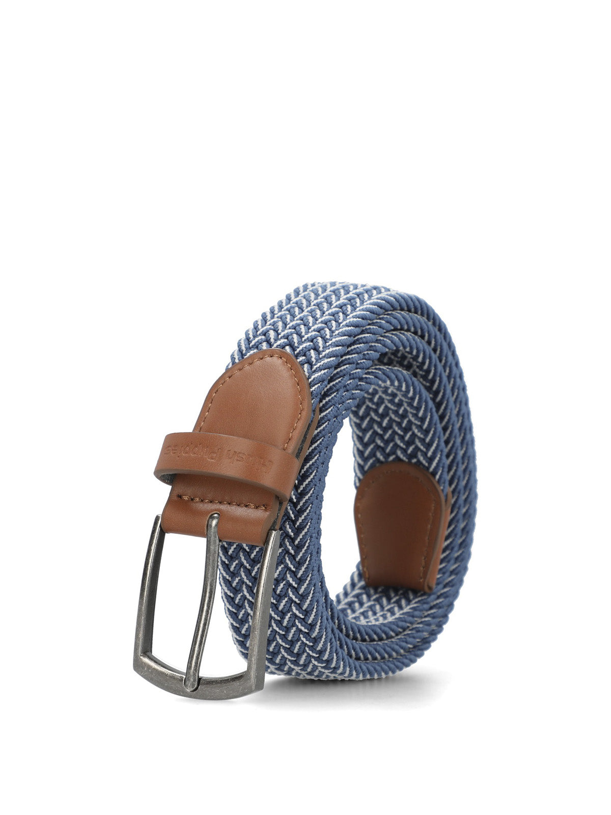 Cinturon Cuero /Elastano Hombre Hp Fender Azul Hush Puppies