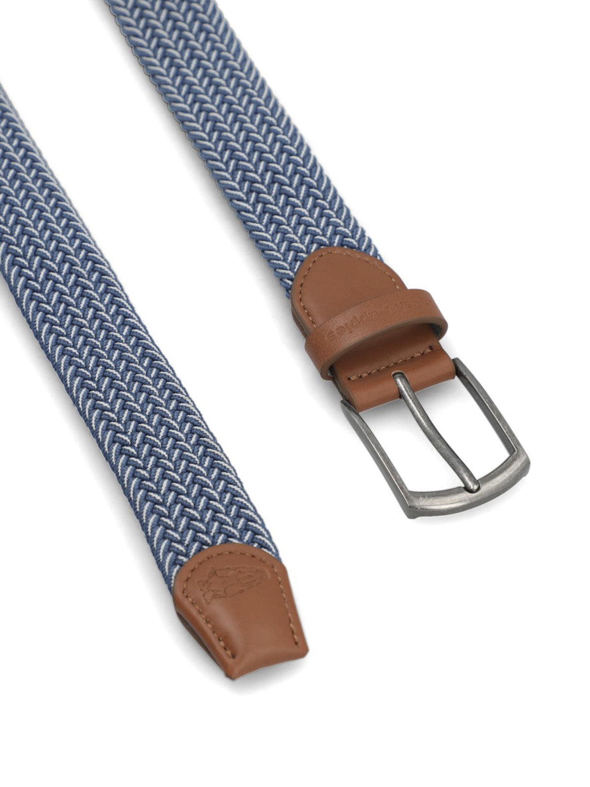 Cinturon Cuero /Elastano Hombre Hp Fender Azul Hush Puppies