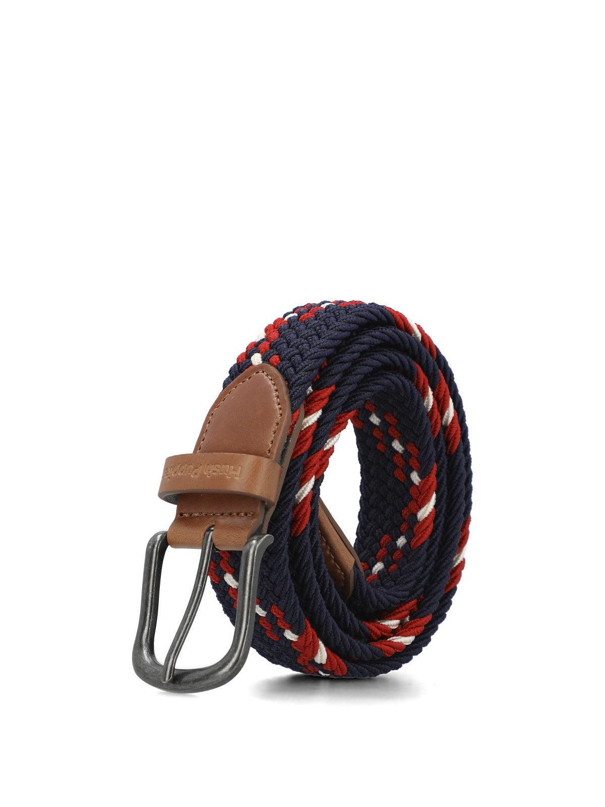Cinturon Cuero /Elastano Hombre Hp Frankie Azul Hush Puppies