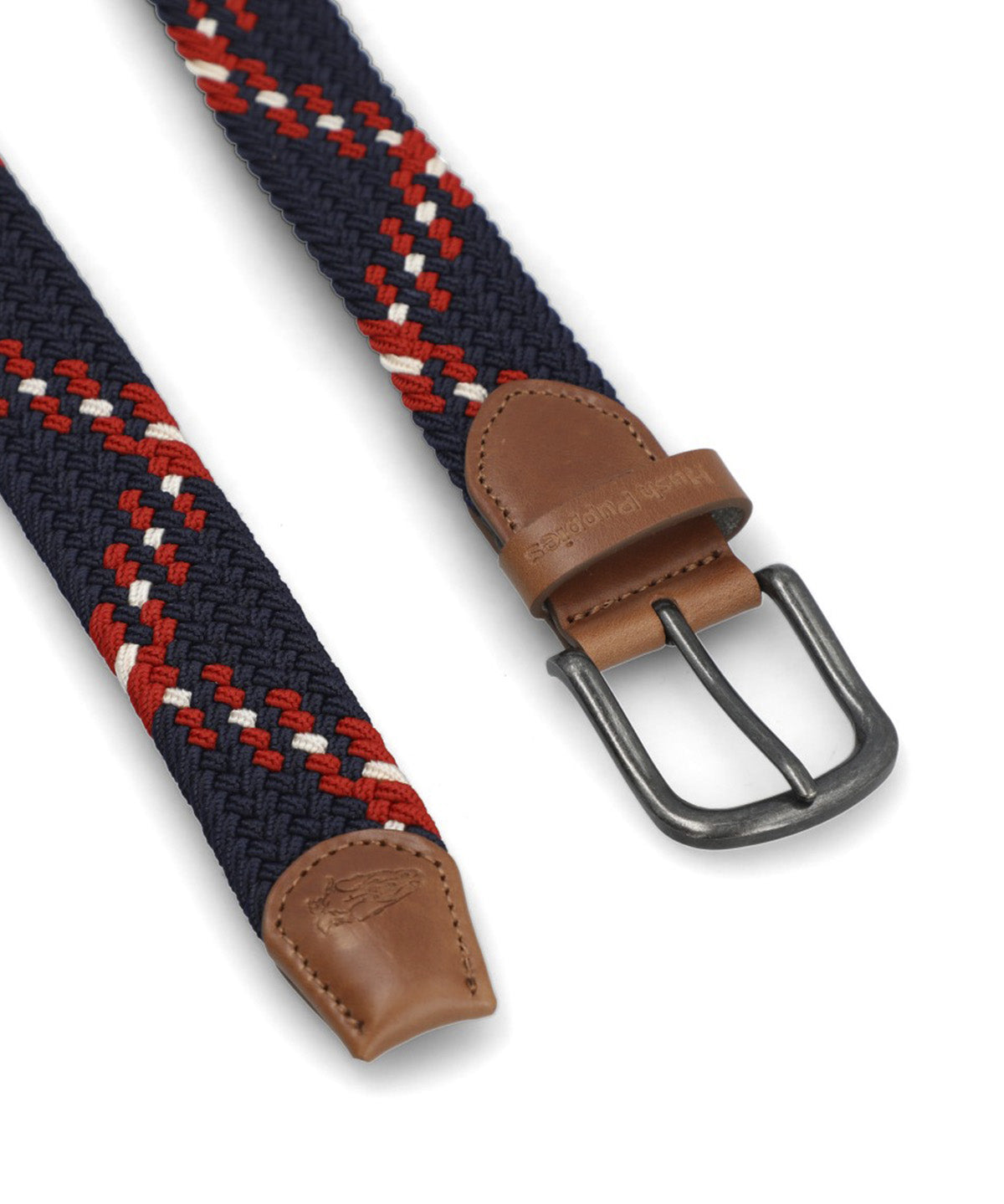 Cinturon Cuero /Elastano Hombre Hp Frankie Azul Hush Puppies