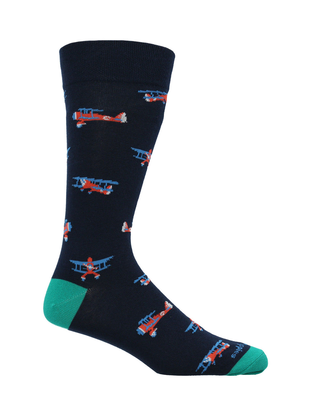 Calcetin Algodón Hombre C Cuff Plane Azul Hush Puppies | Hush Puppies