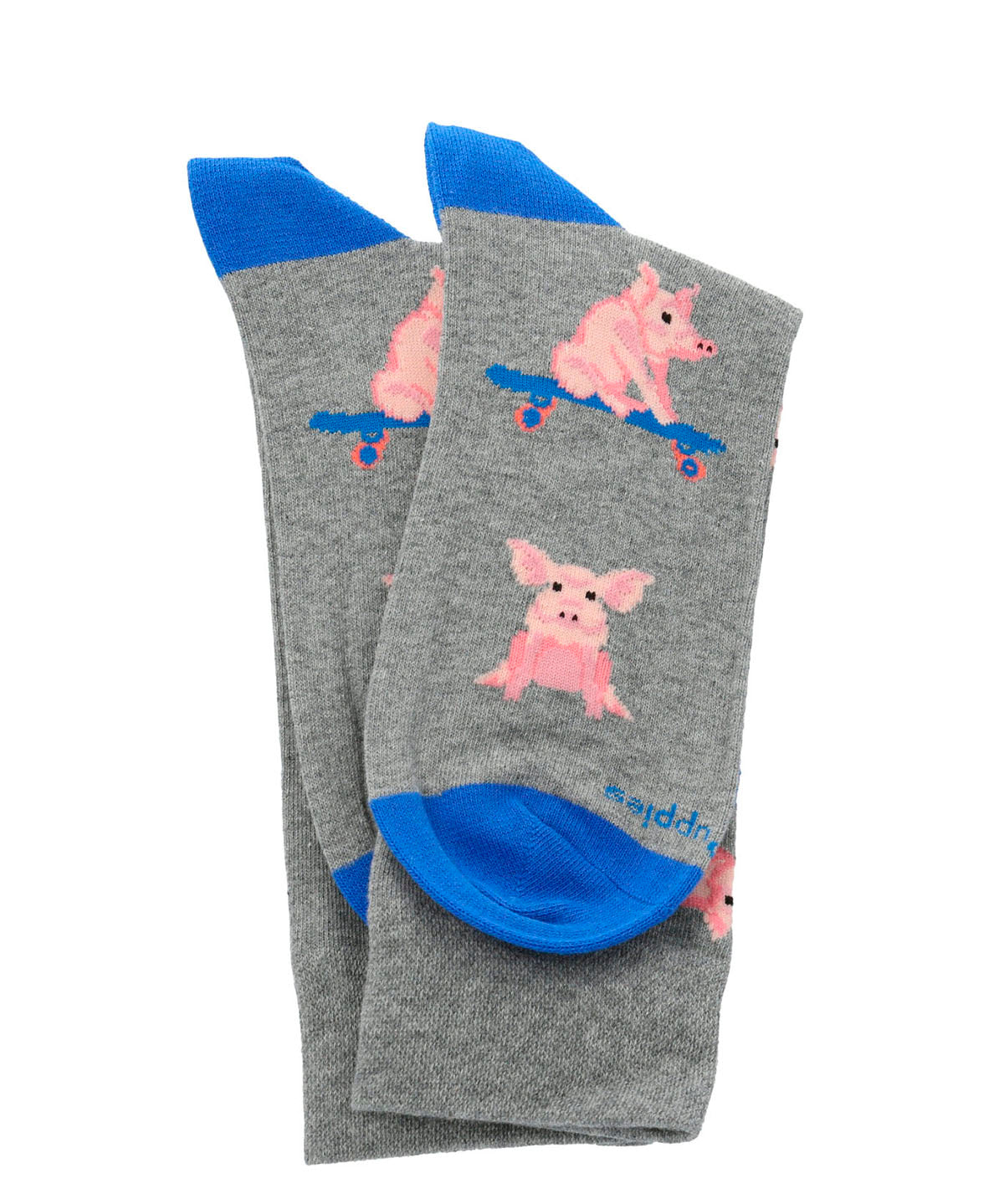 Calcetin Algodón Hombre C Cuff Skatepig Gris Hush Puppies | Hush Puppies