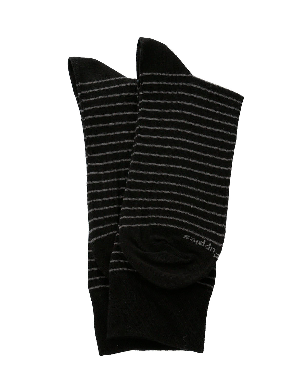 Calcetin Algodón Hombre C Cuff Lines Negro Hush Puppies | Hush Puppies