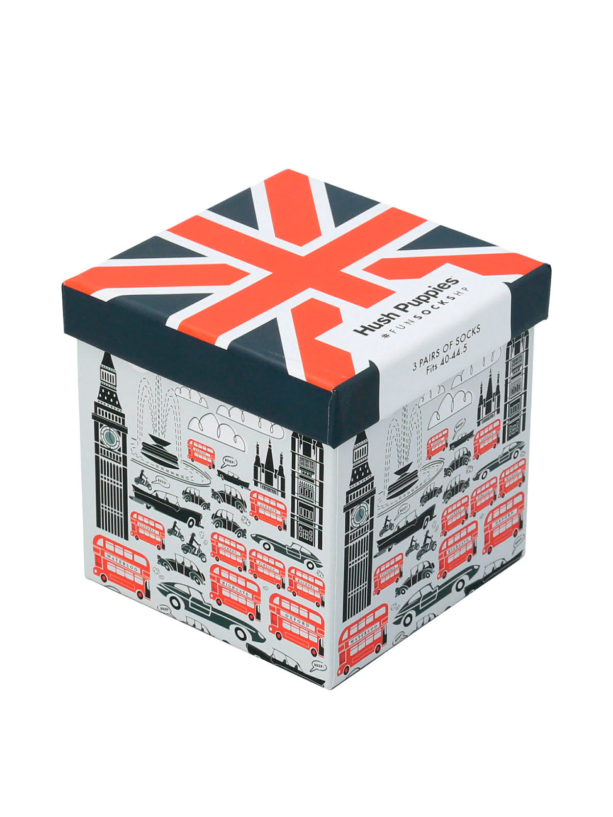 Calcetin Algodón Hombre Pack Gift Uk Multicolor Hush Puppies | Hush Puppies