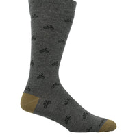 Calcetin Algodón Hombre C Cuff Bikes Gris Hush Puppies | Hush Puppies