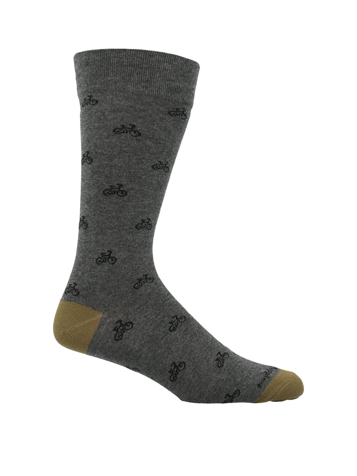 Calcetin Algodón Hombre C Cuff Bikes Gris Hush Puppies | Hush Puppies