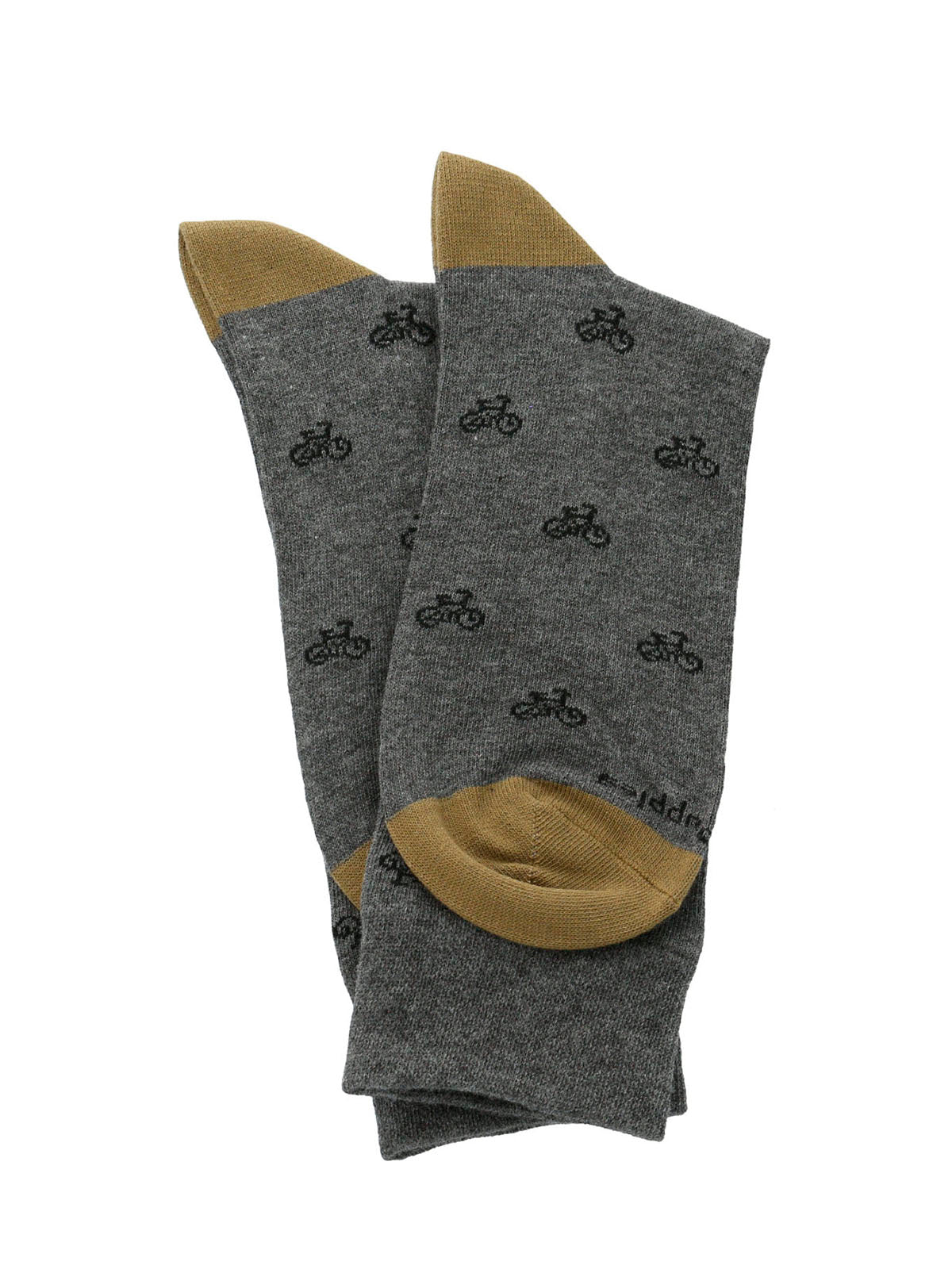 Calcetin Algodón Hombre C Cuff Bikes Gris Hush Puppies | Hush Puppies