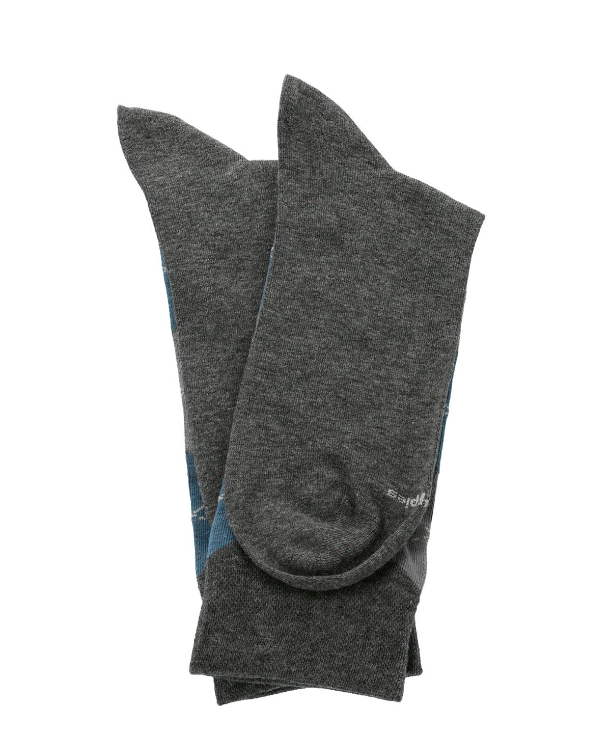 Calcetin Algodón Hombre C Cuff Argyle Gris Hush Puppies | Hush Puppies