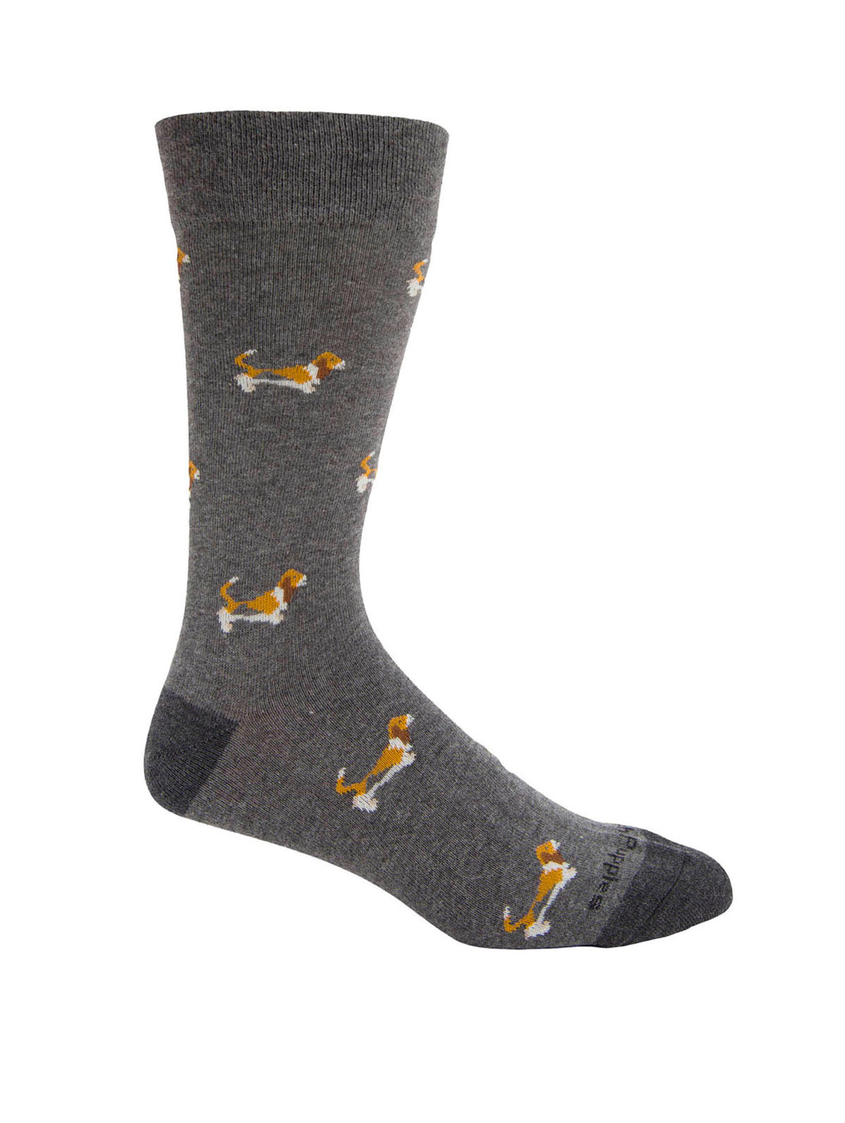 Calcetin Algodón Hombre C Cuff Basset Gris Hush Puppies