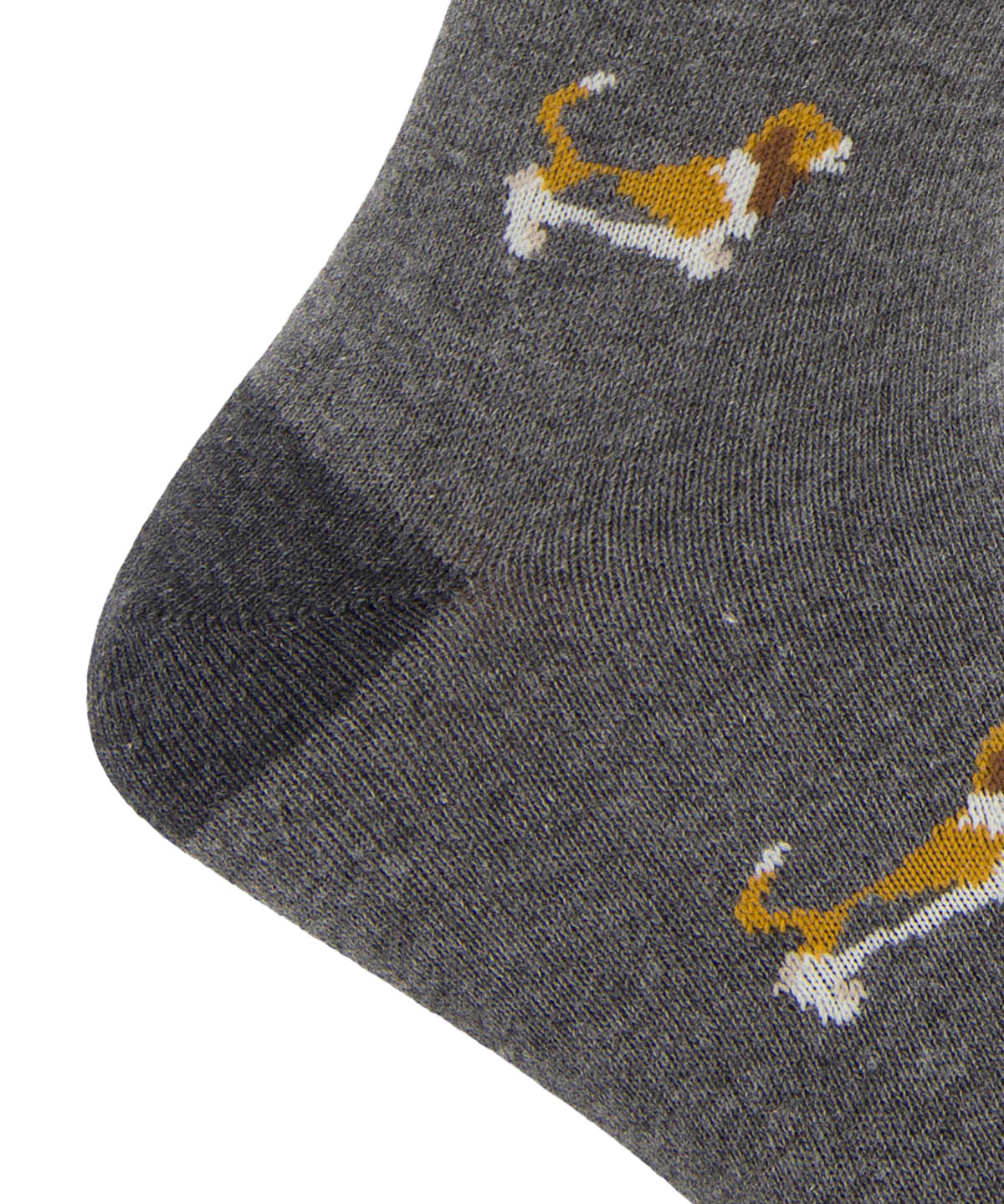 Calcetin Algodón Hombre C Cuff Basset Gris Hush Puppies