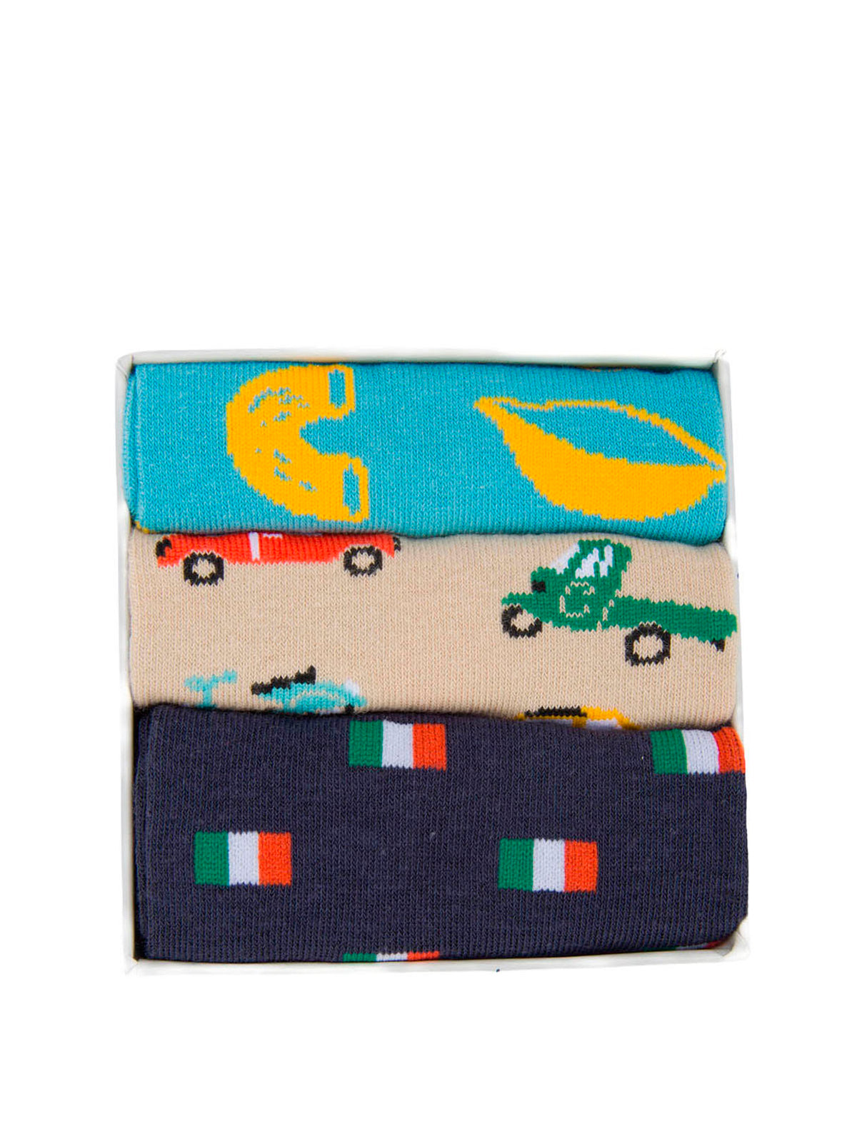 Calcetin Algodón Hombre Pack Gift Italy Multicolor Hush Puppies