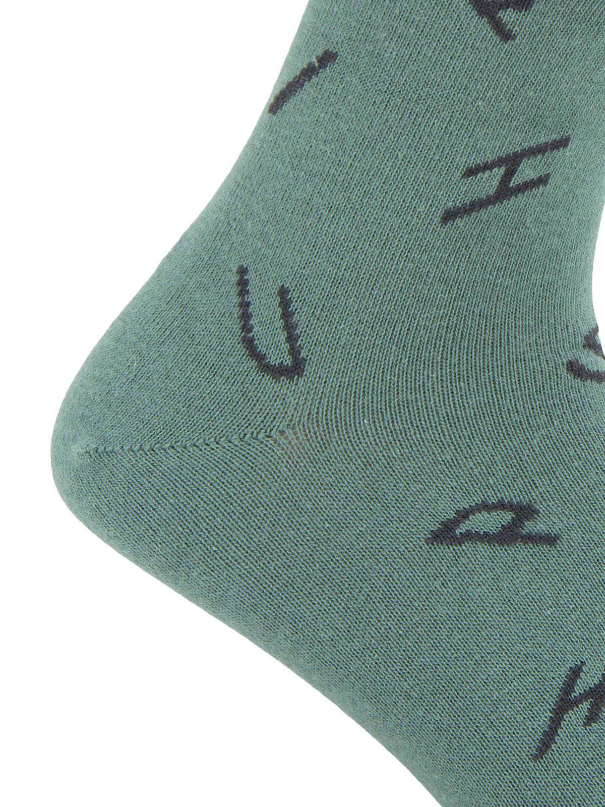 Calcetin Algodón Hombre C Cuff Letter Verde Hush Puppies