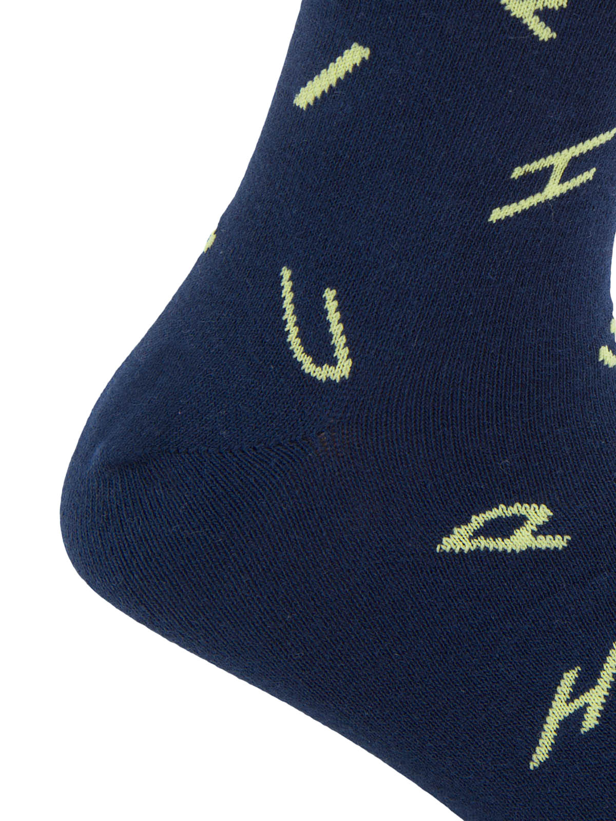 Calcetin Algodón Hombre C Cuff Letter Azul Hush Puppies