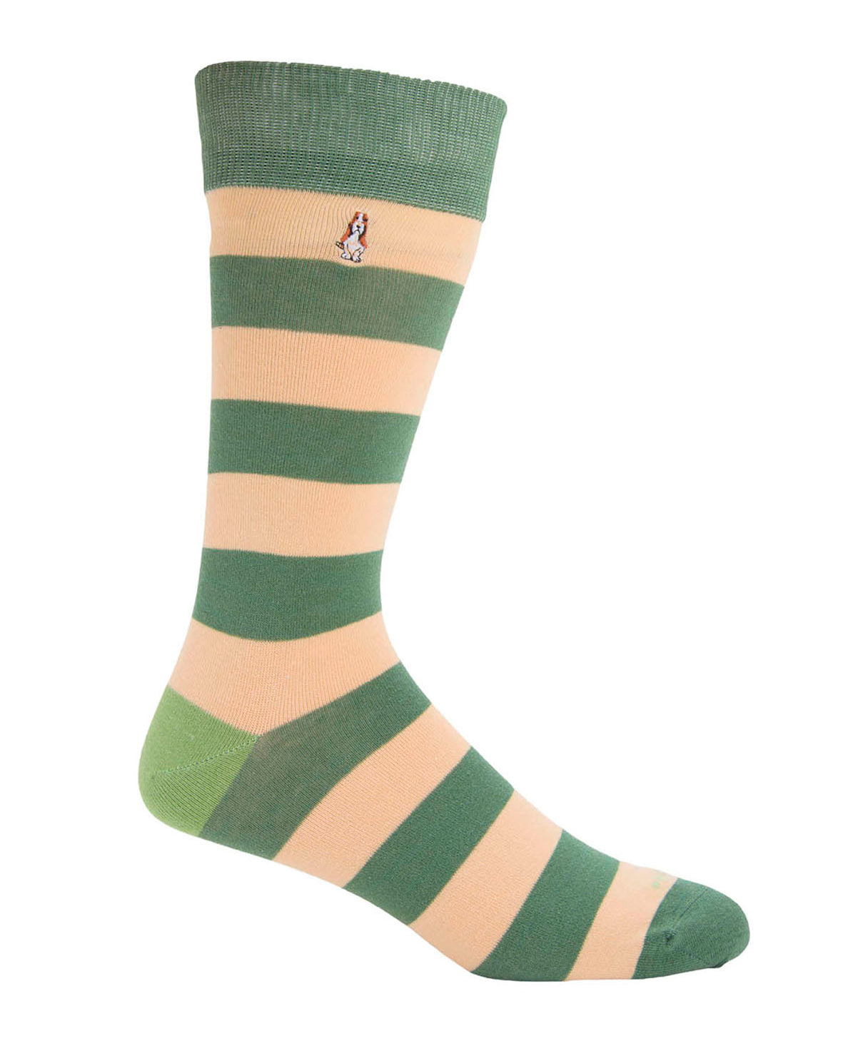 Calcetin Algodón Hombre C Blocks Verde Hush Puppies