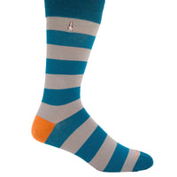 Calcetin Algodón Hombre C Blocks Azul Hush Puppies