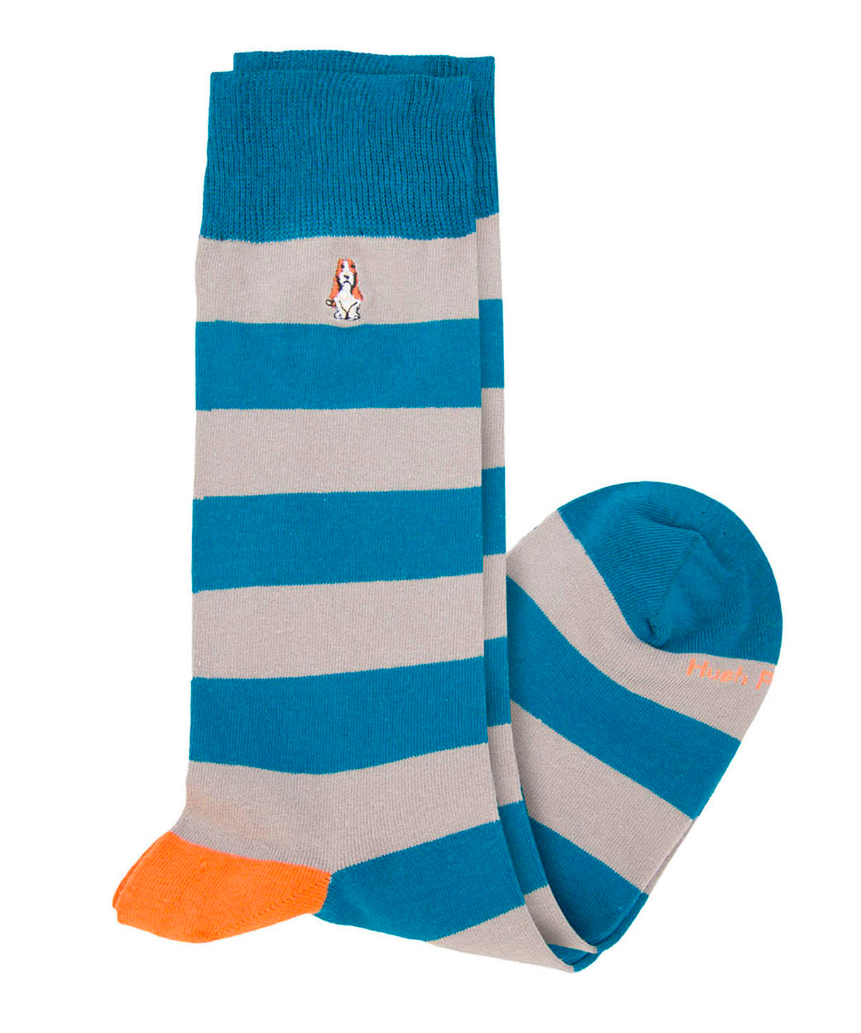 Calcetin Algodón Hombre C Blocks Azul Hush Puppies
