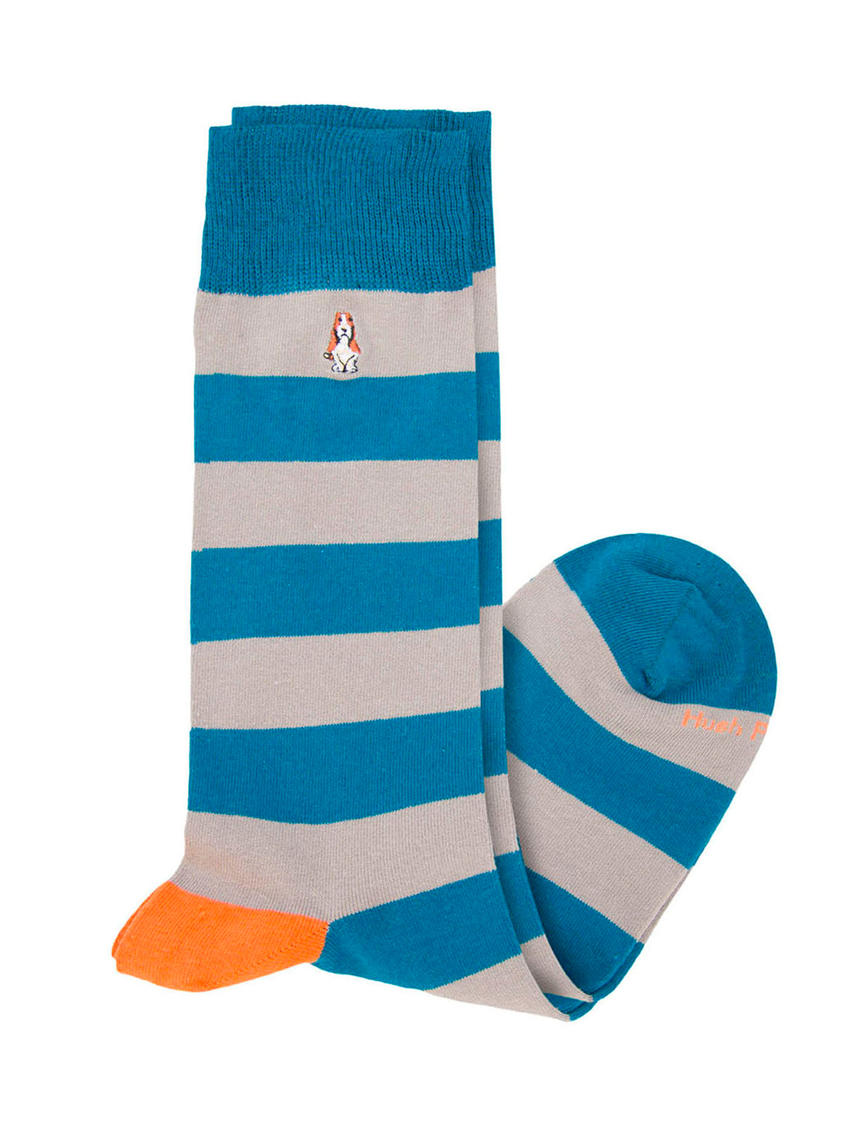 Calcetin Algodón Hombre C Blocks Azul Hush Puppies