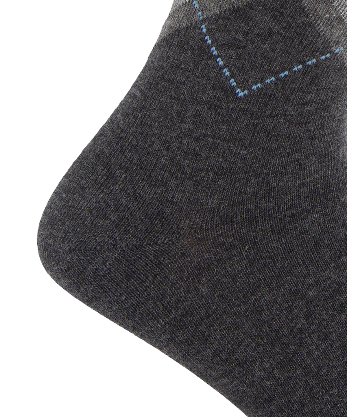 Calcetin Algodón Hombre C Cuff Argyle Gris Hush Puppies