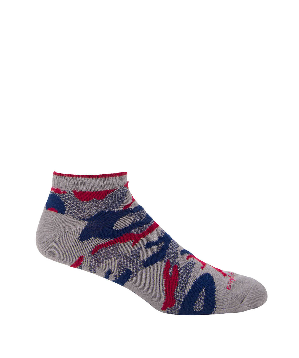 Calcetin Algodón Hombre Ped Camo Gris Hush Puppies