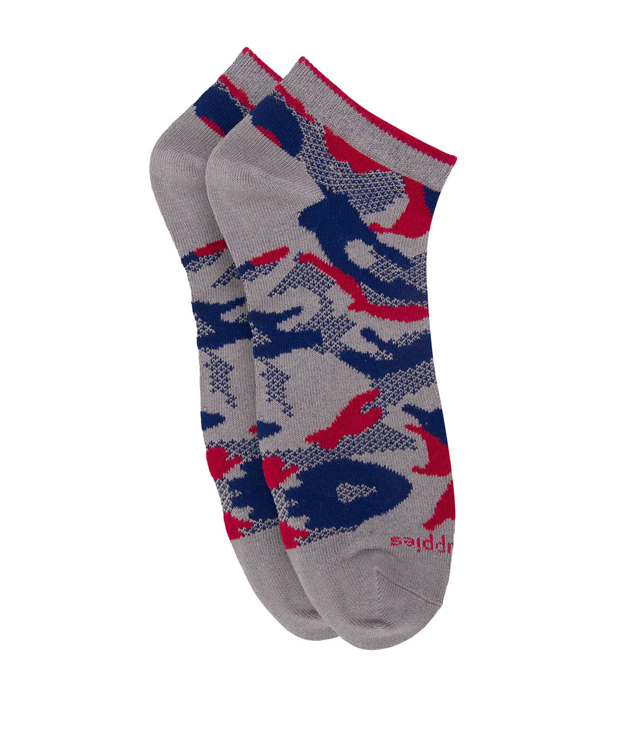 Calcetin Algodón Hombre Ped Camo Gris Hush Puppies