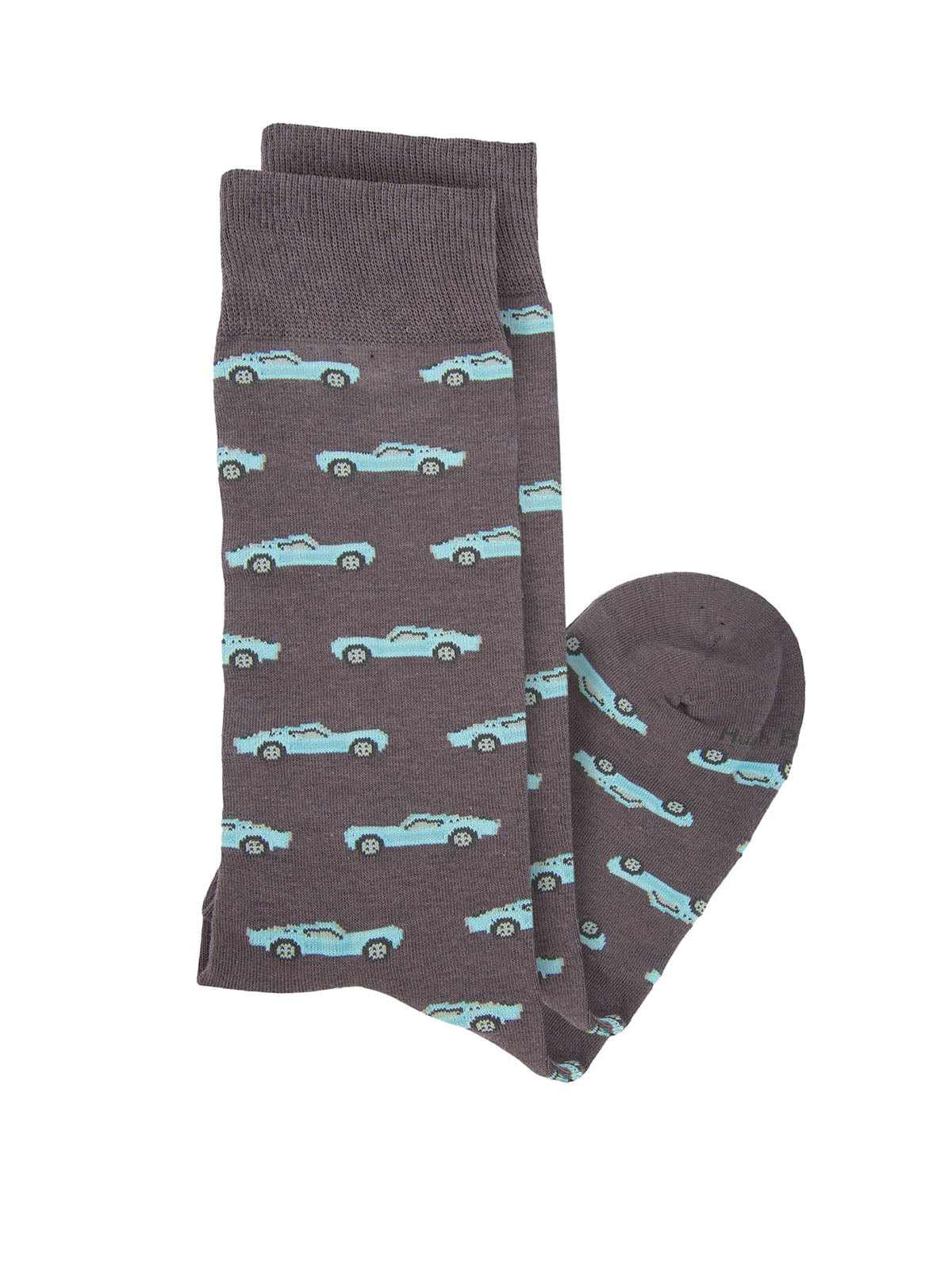 Calcetin Algodón Hombre C Vintage Car Gris Hush Puppies