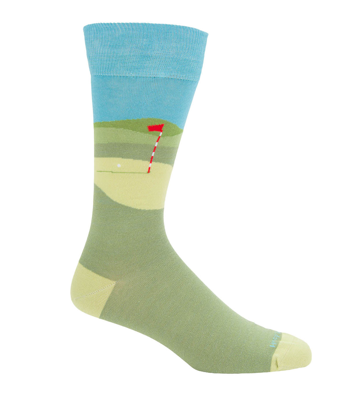 Calcetin Algodón Hombre Diff Golf Verde Hush Puppies