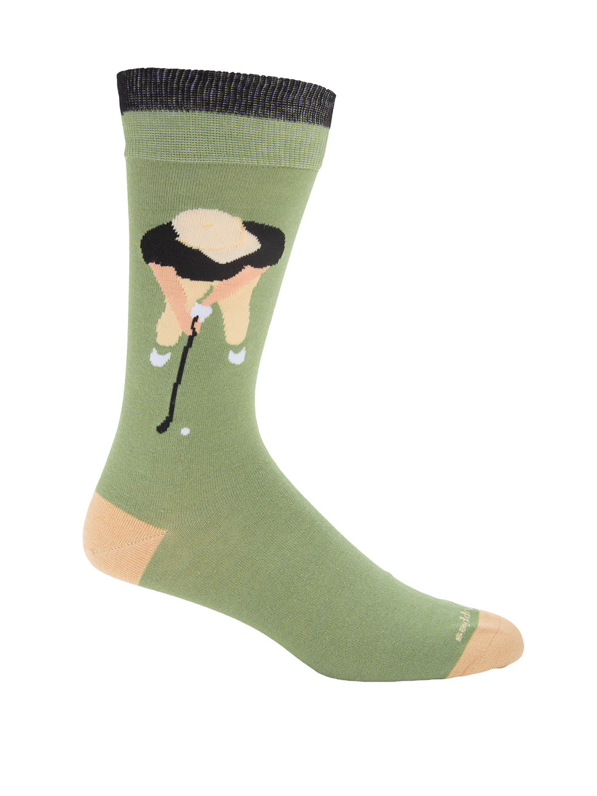 Calcetin Algodón Hombre Diff Golf Verde Hush Puppies