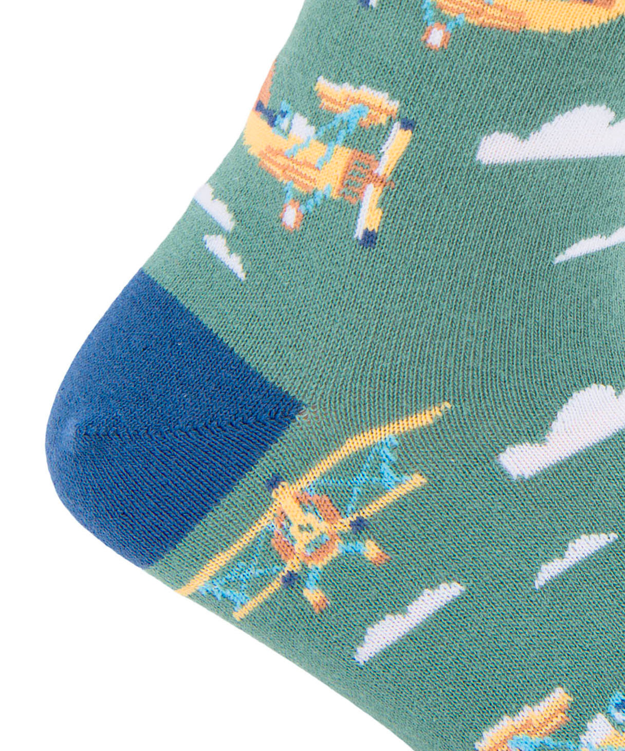 Calcetin Algodón Hombre C Cuff Aviator Verde Hush Puppies