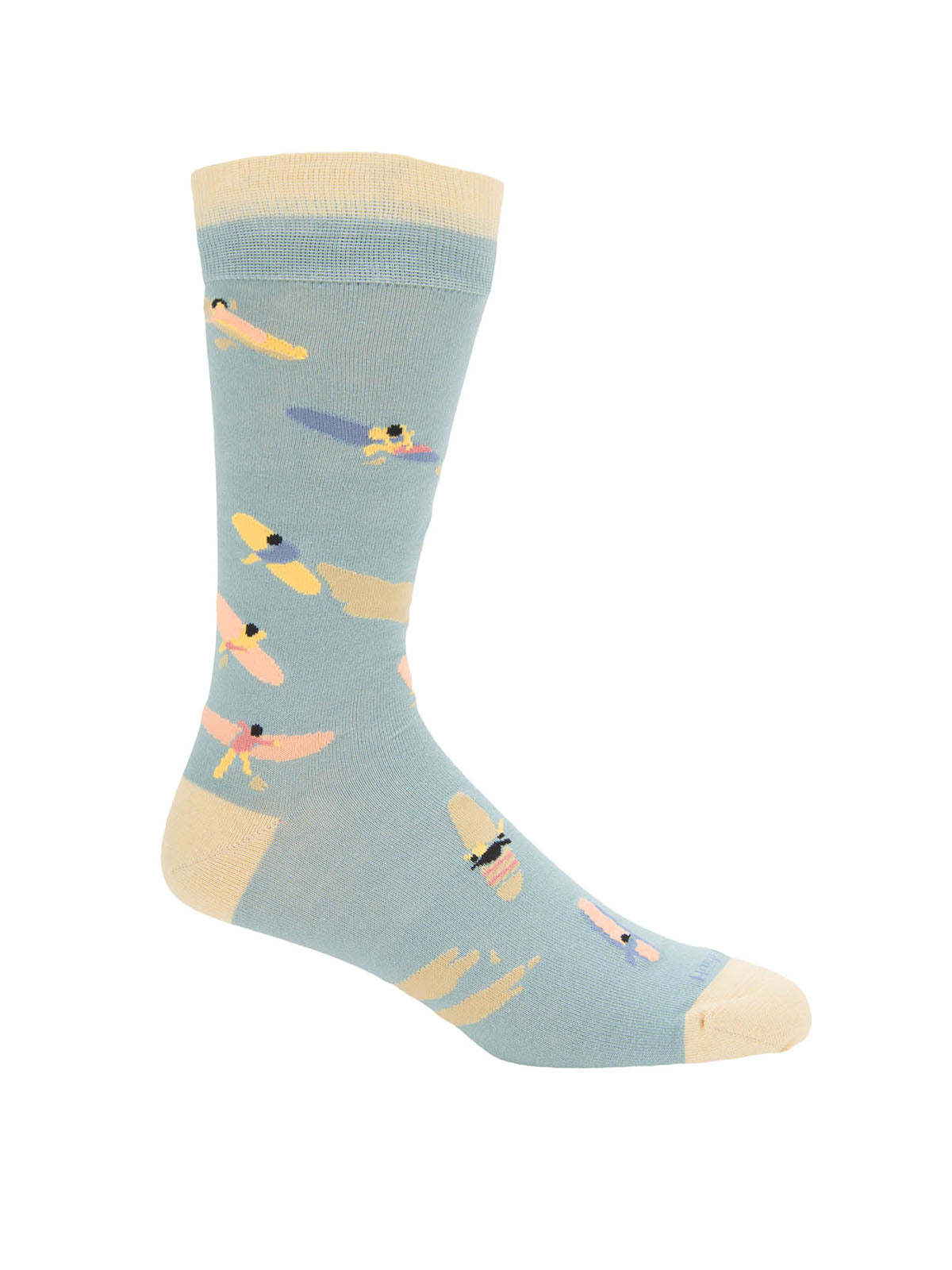 Calcetin Algodón Hombre Diff Standup Azul Hush Puppies